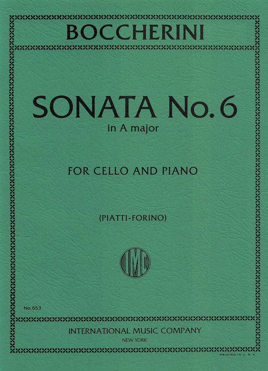 Sonata No. 6 in A major (PIATTI-FORINO)