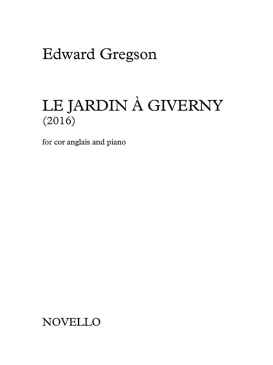 Le Jardin À Giverny Le Jardin À Giverny English Horn scores gallery preview page 1
