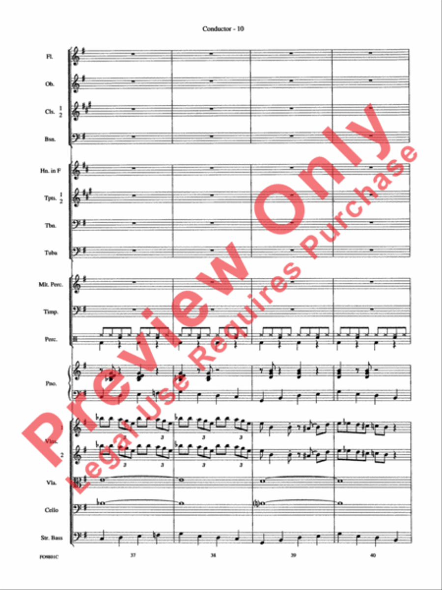 (We're Gonna) Rock Around the Clock Full Orchestra scores gallery preview page 12