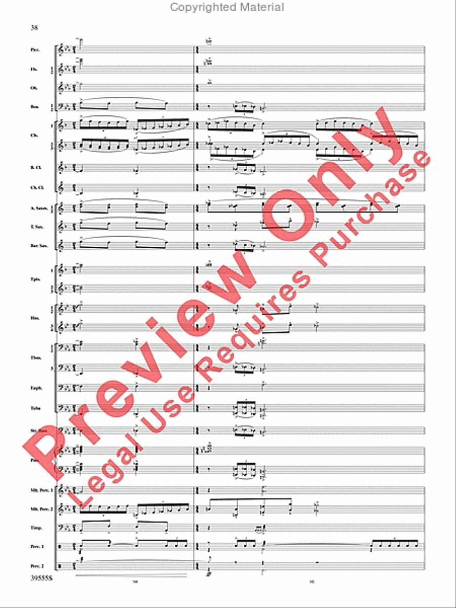 And Hope Led Them Home And Hope Led Them Home Concert Band scores gallery preview page 39
