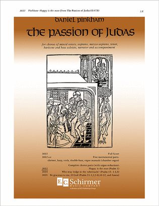 Book cover for The Passion of Judas: Happy Is the Man