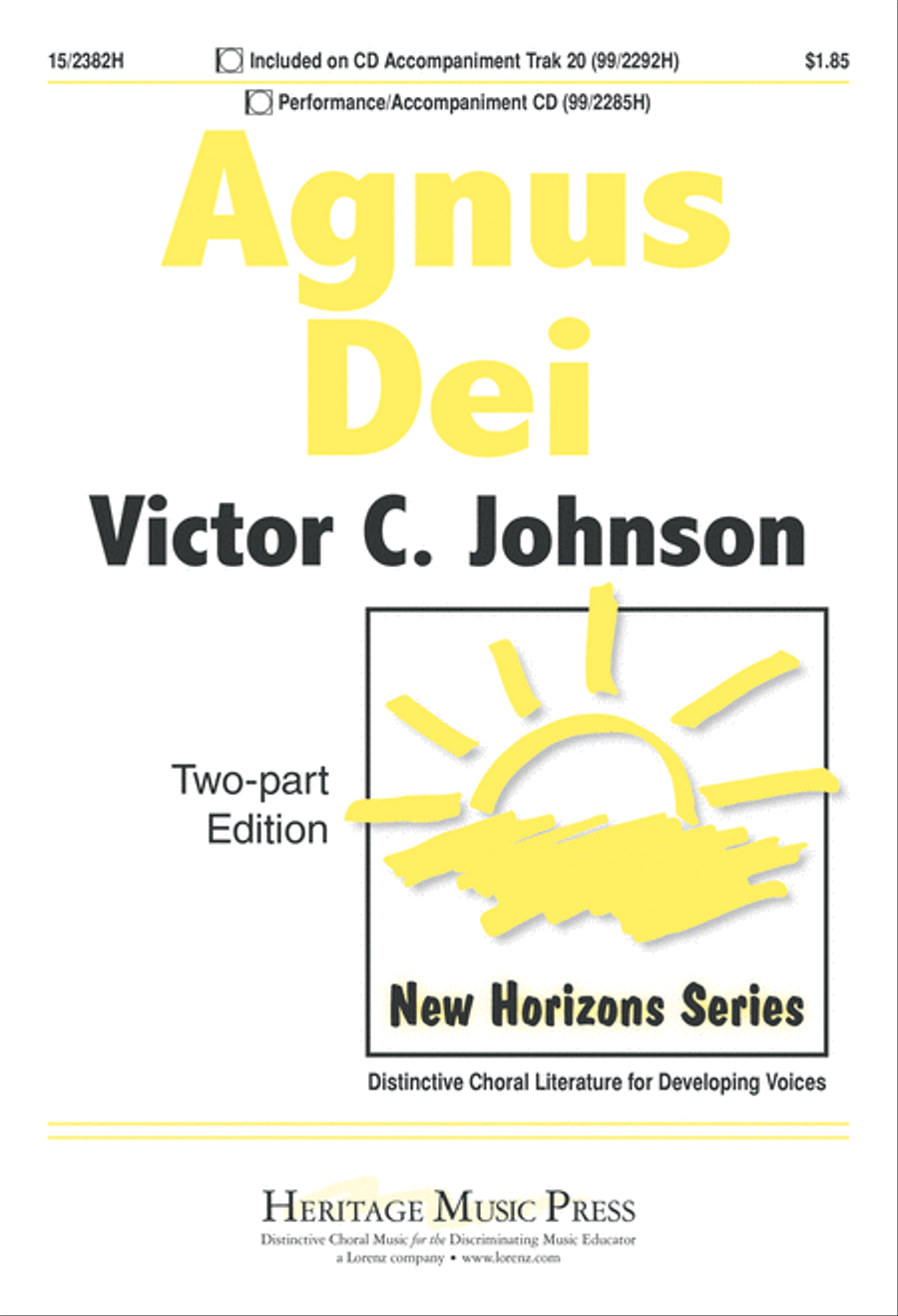 Agnus Dei 2-Part scores gallery preview page 2