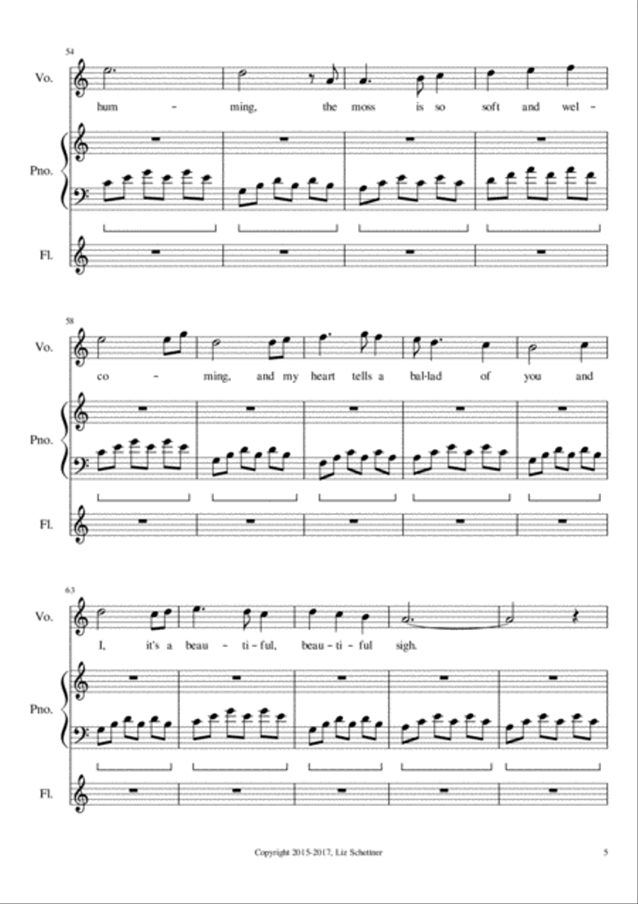 Inside The Dew Inside The Dew Piano, Vocal, Guitar scores gallery preview page 5