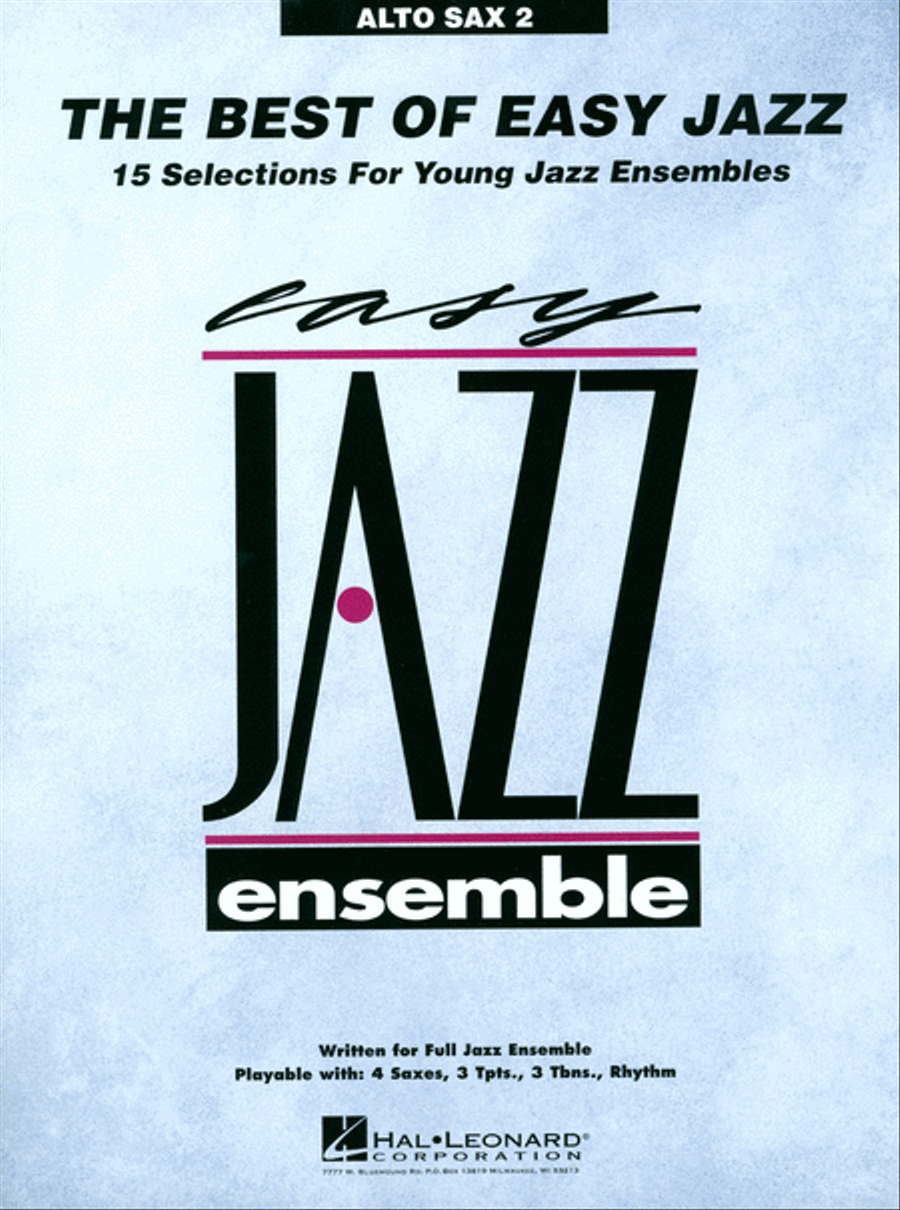 The Best of Easy Jazz – Alto Sax 2 Jazz Ensemble scores gallery preview page 1