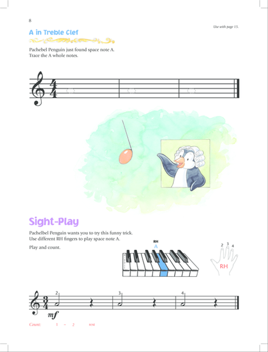 Music for Little Mozarts Notespeller & Sight-Play Book, Book 4 Piano Method scores gallery preview page 11