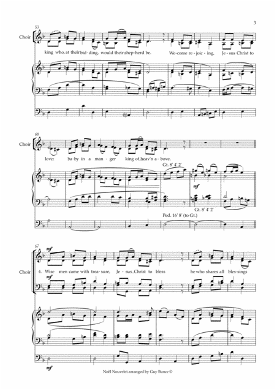 Noel Nouvelet 4-Part scores gallery preview page 3
