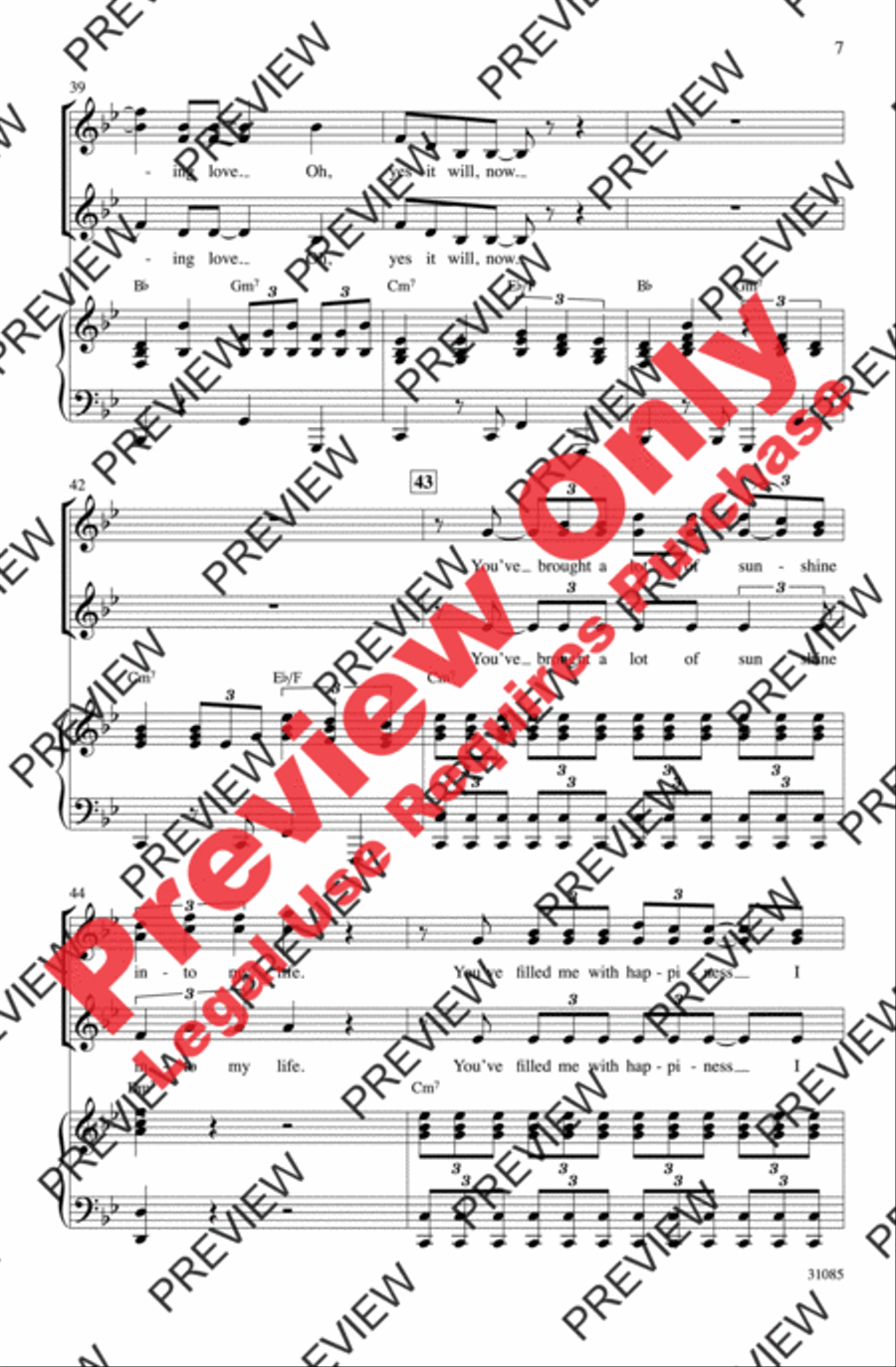 This Will Be (An Everlasting Love) Women's Choir scores gallery preview page 7