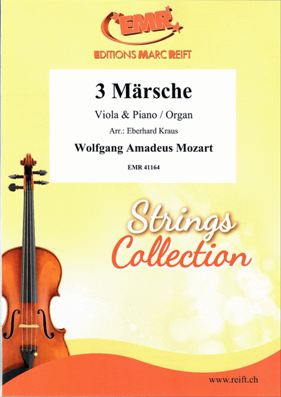 3 Marsche 3 Marsche Viola scores gallery preview page 1