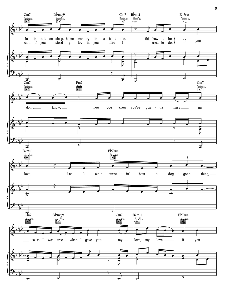 If If Acoustic Guitar scores gallery preview page 3