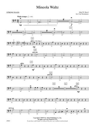 Mineola Waltz: String Bass