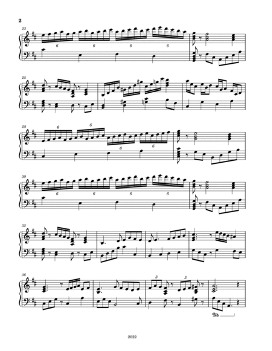 Piano Solo No. 5229 Piano Solo scores gallery preview page 2