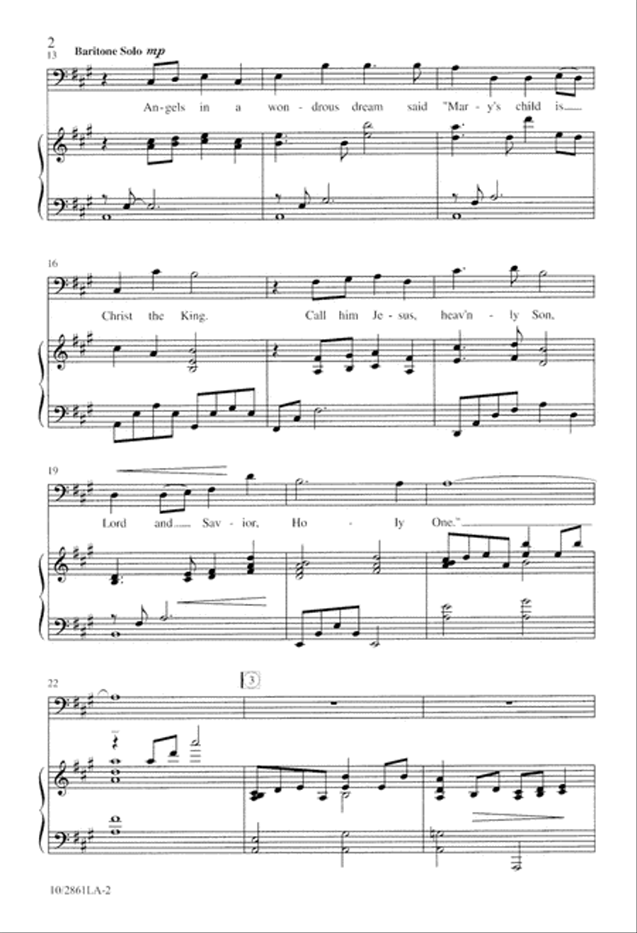 Song of Mary and Joseph Song of Mary and Joseph 3-Part scores gallery preview page 2