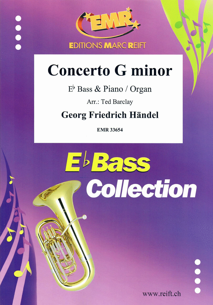 Concerto G minor Concerto G minor Organ scores gallery preview page 1