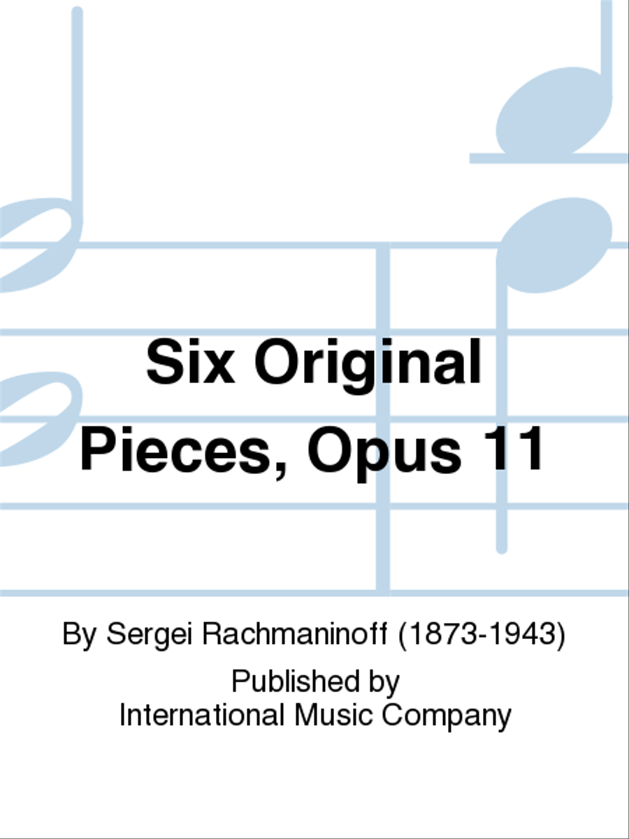 Six Original Pieces, Opus 11 1 Piano, 4-Hands scores gallery preview page 1