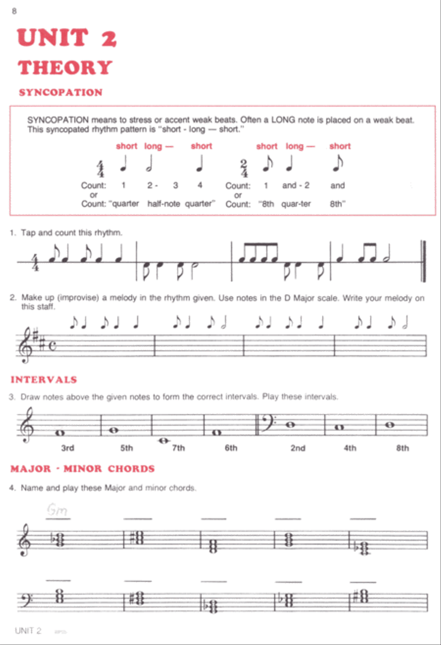 Musicianship For The Older Beginner - Level 2