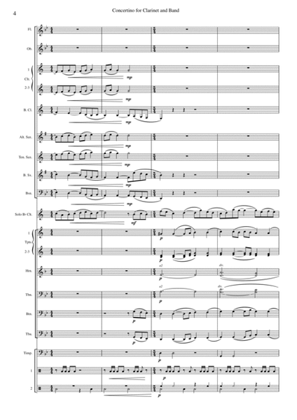 Concertino for Clarinet and Band image number null