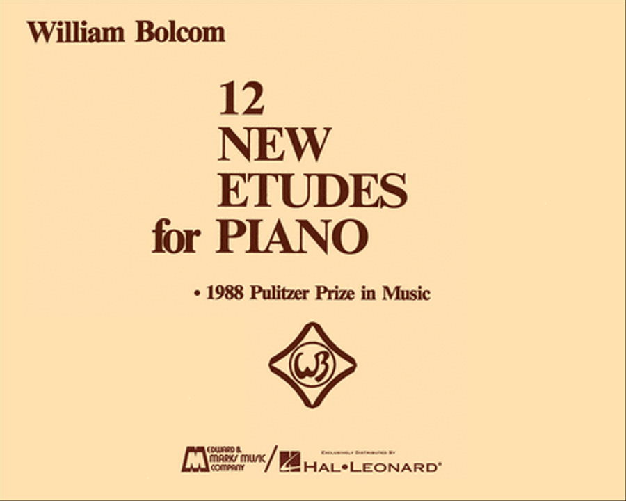 12 New Etudes for Piano Piano Method scores gallery preview page 1
