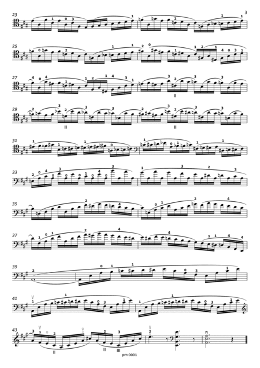 Ten Grand Etudes of Moderate Difficulty, Op. 76 Cello Solo scores gallery preview page 5