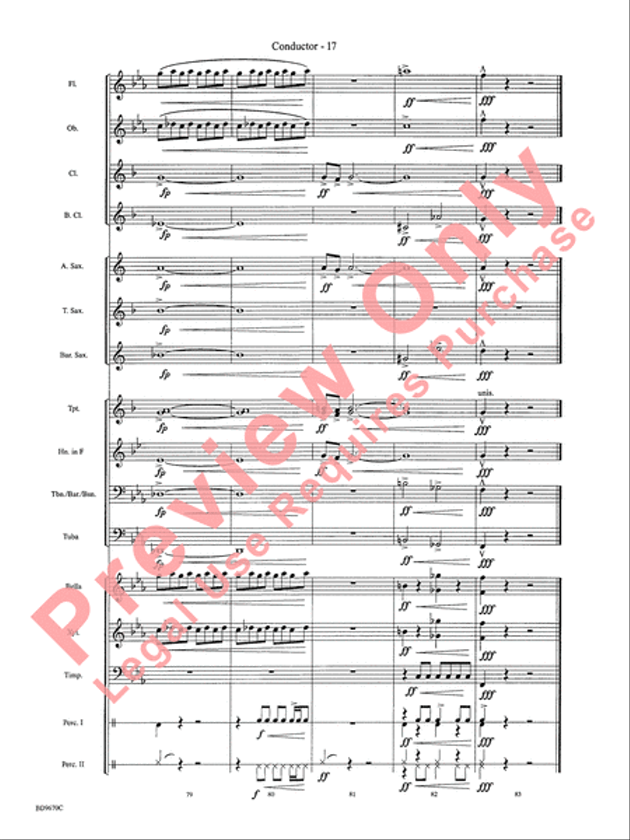 Engines of Resistance Concert Band scores gallery preview page 20