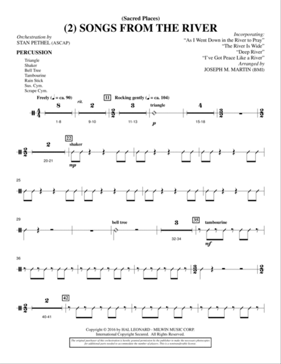 Sacred Places - Percussion Choir scores gallery preview page 3