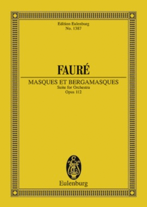 Book cover for Masques et Bergamasques, Op. 112