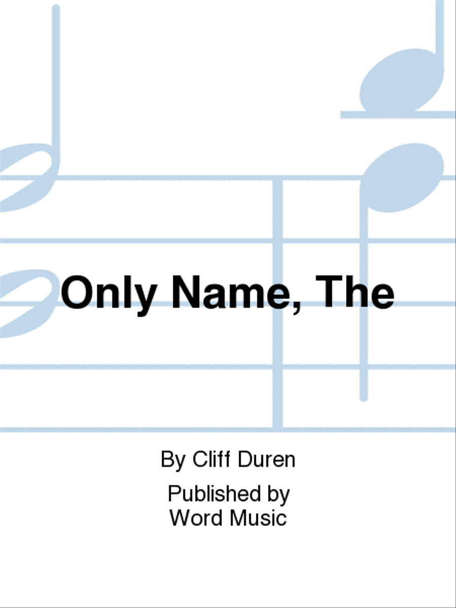 The Only Name...Yours Will Be - Stem Mixes Choir scores gallery preview page 1