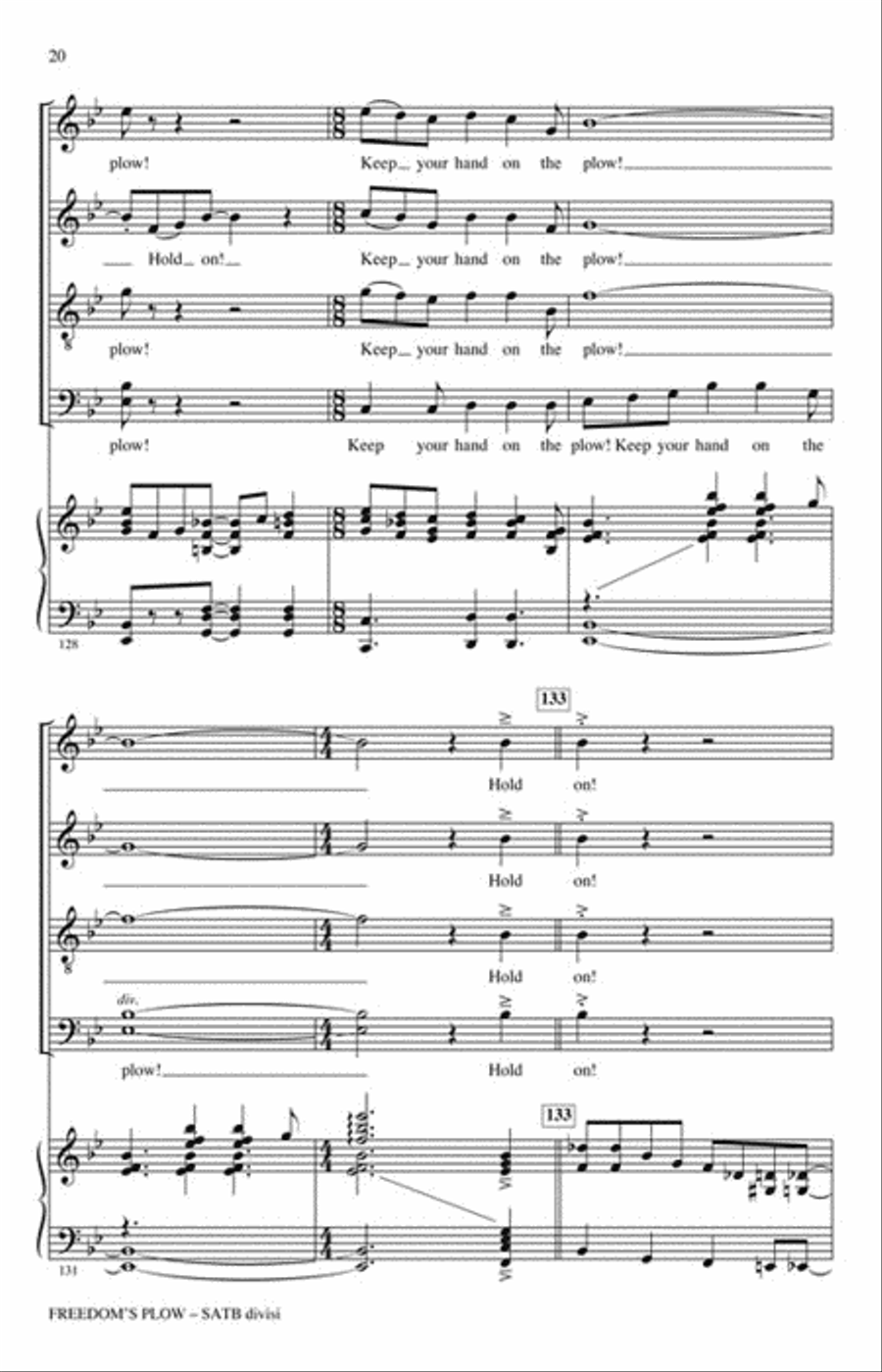 Freedom's Plow Freedom's Plow Choir scores gallery preview page 5