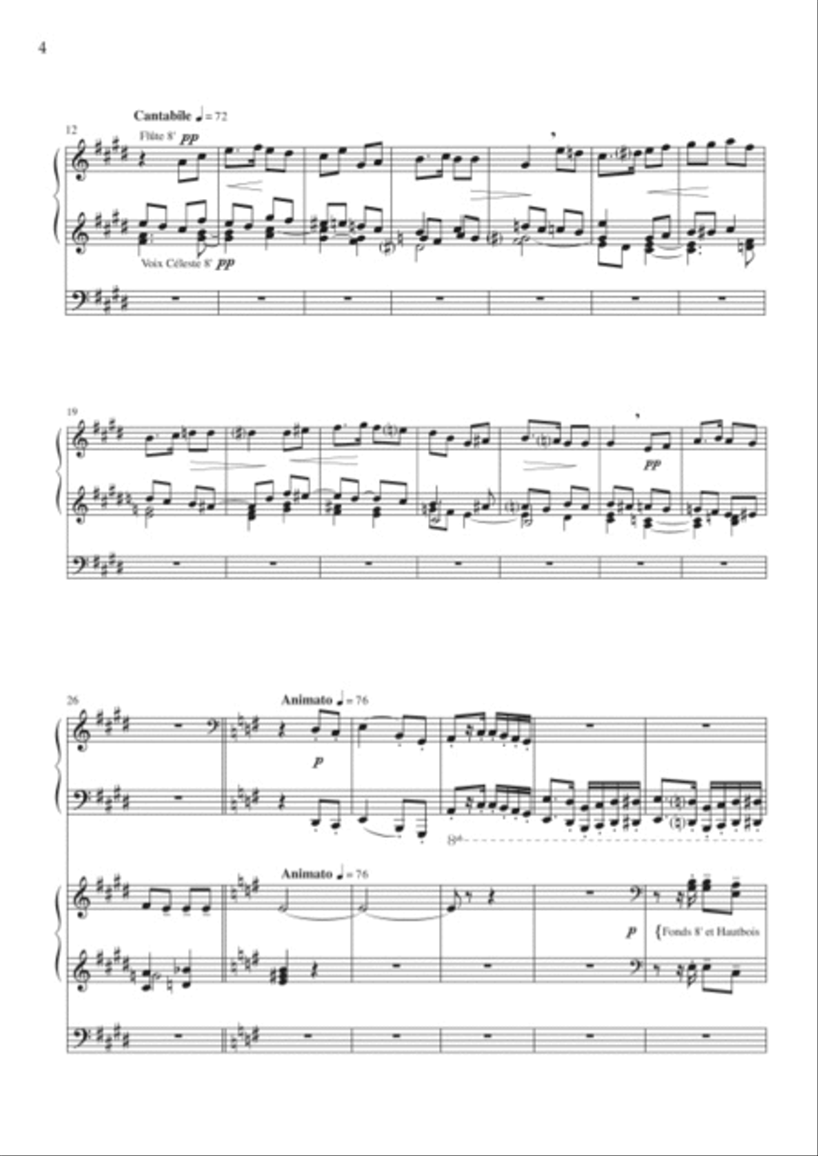 Variations on Two Themes, Op. 35 Organ scores gallery preview page 3