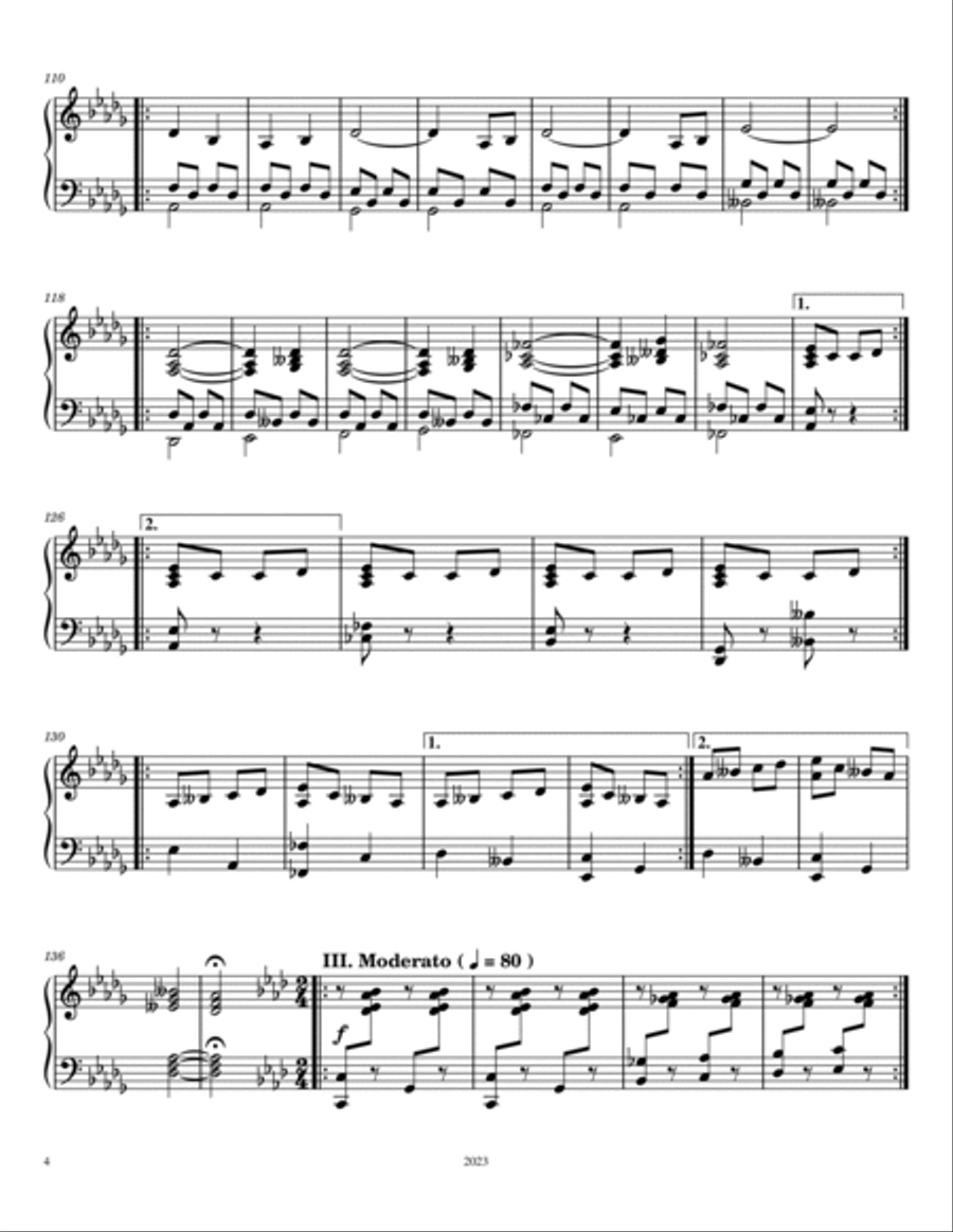 Piano Solo 6 Piano Solo scores gallery preview page 4