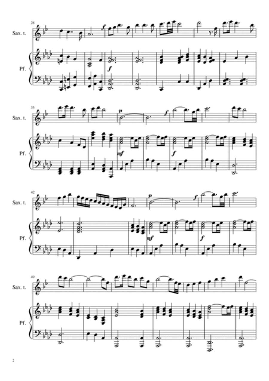 Icu Tenor Saxophone scores gallery preview page 2