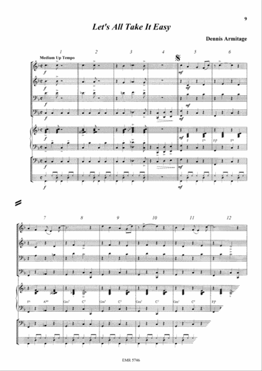 Dixieland Concert Band scores gallery preview page 4