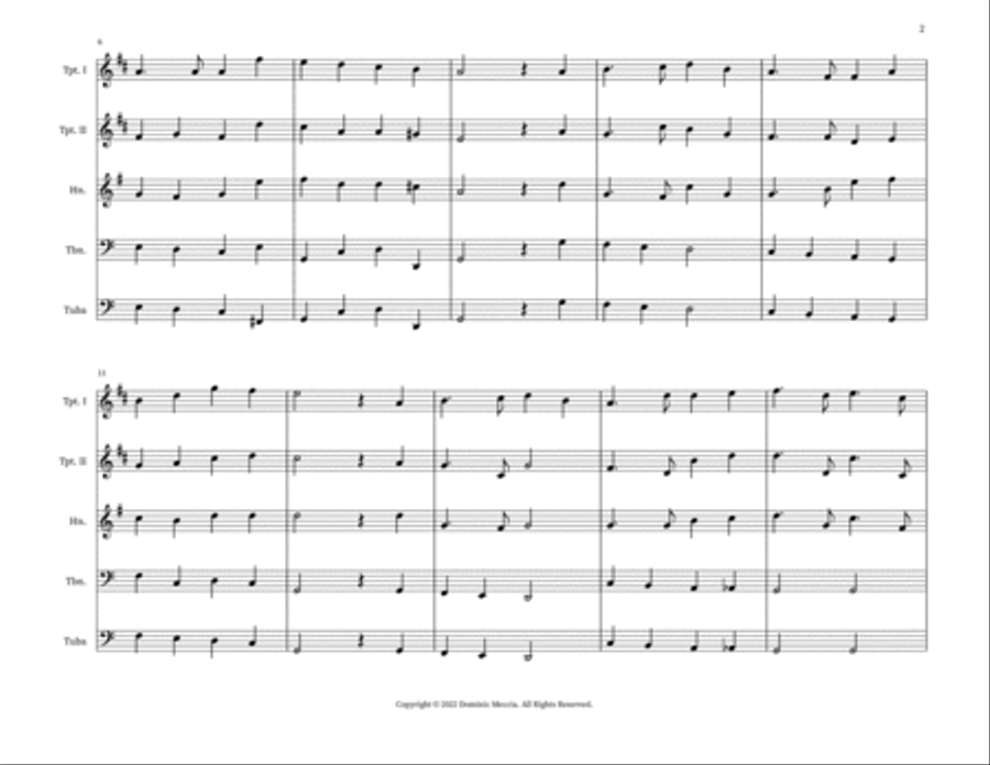 Advance Australia Fair Small Ensemble scores gallery preview page 2