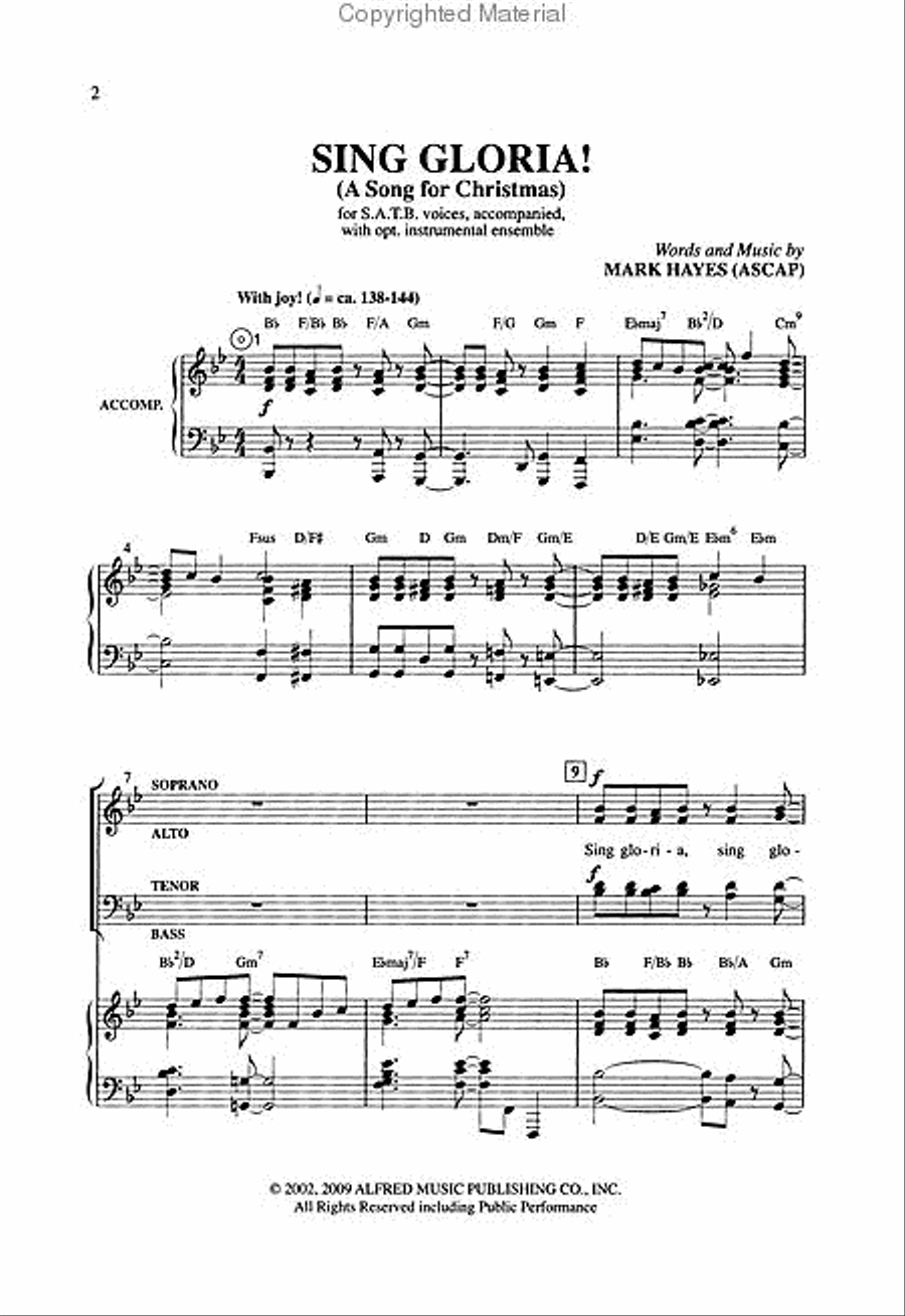 Mark Hayes' Sing Praise Project 4-Part scores gallery preview page 2