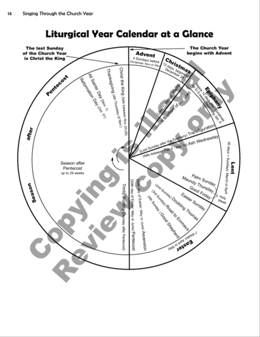 Singing Through the Church Year Children's Choir scores gallery preview page 14