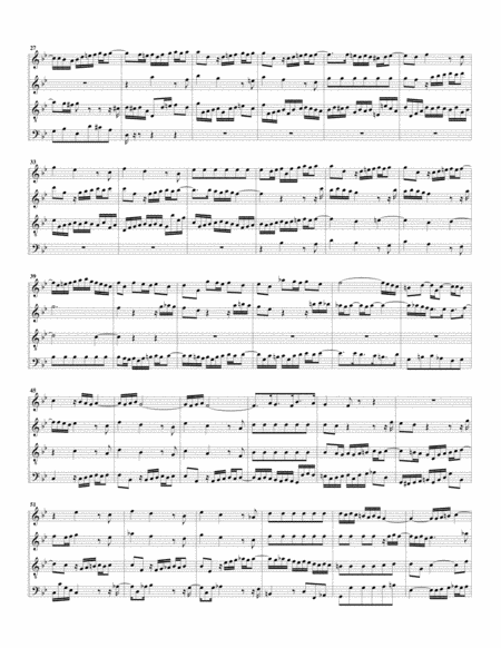 Fugue from Das wohltemperierte Klavier II, BWV 885/II (arrangement for 3 recorders)