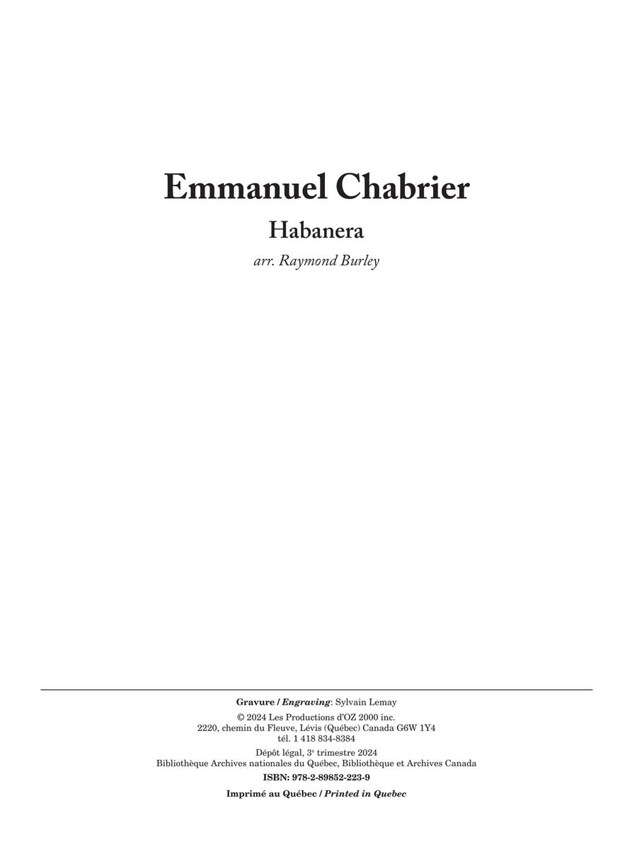 Habanera Guitar Ensemble scores gallery preview page 1
