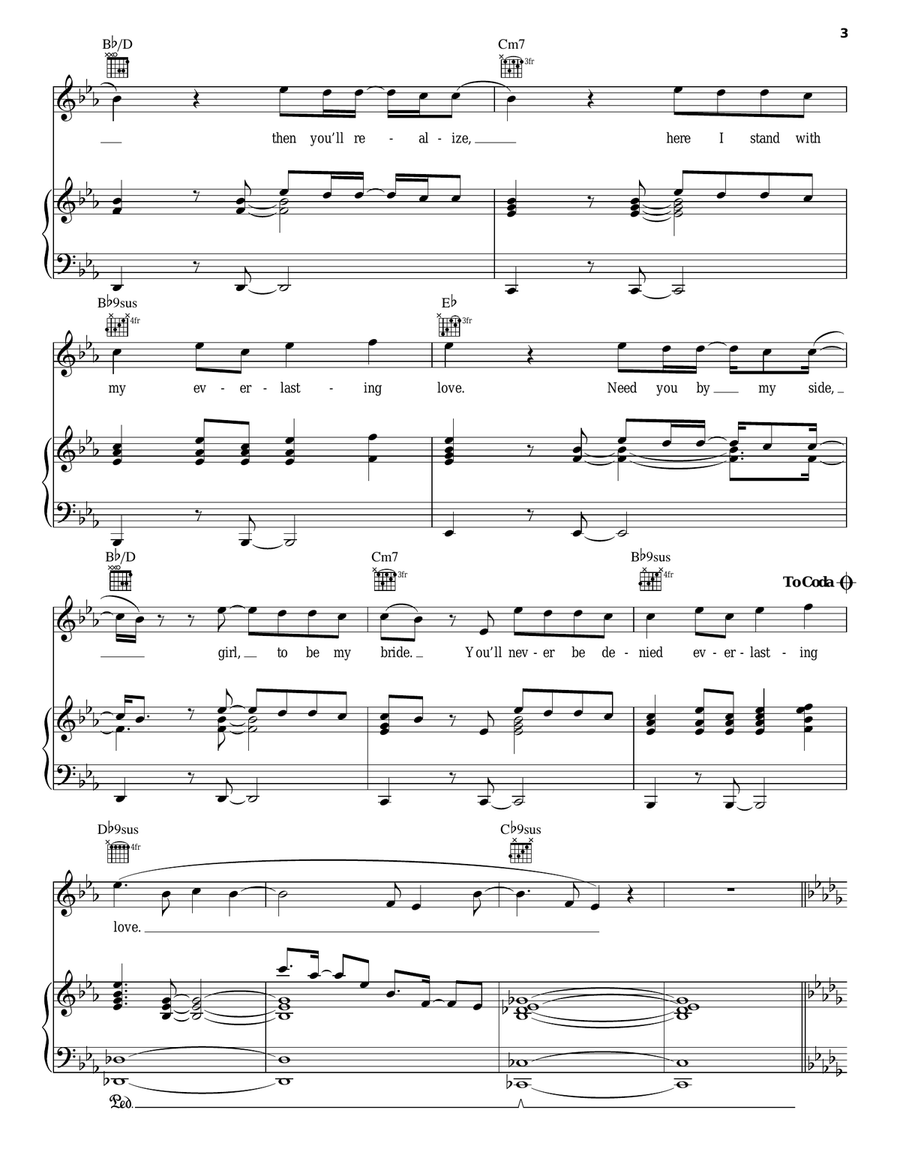 Everlasting Love Piano, Vocal, Guitar scores gallery preview page 3