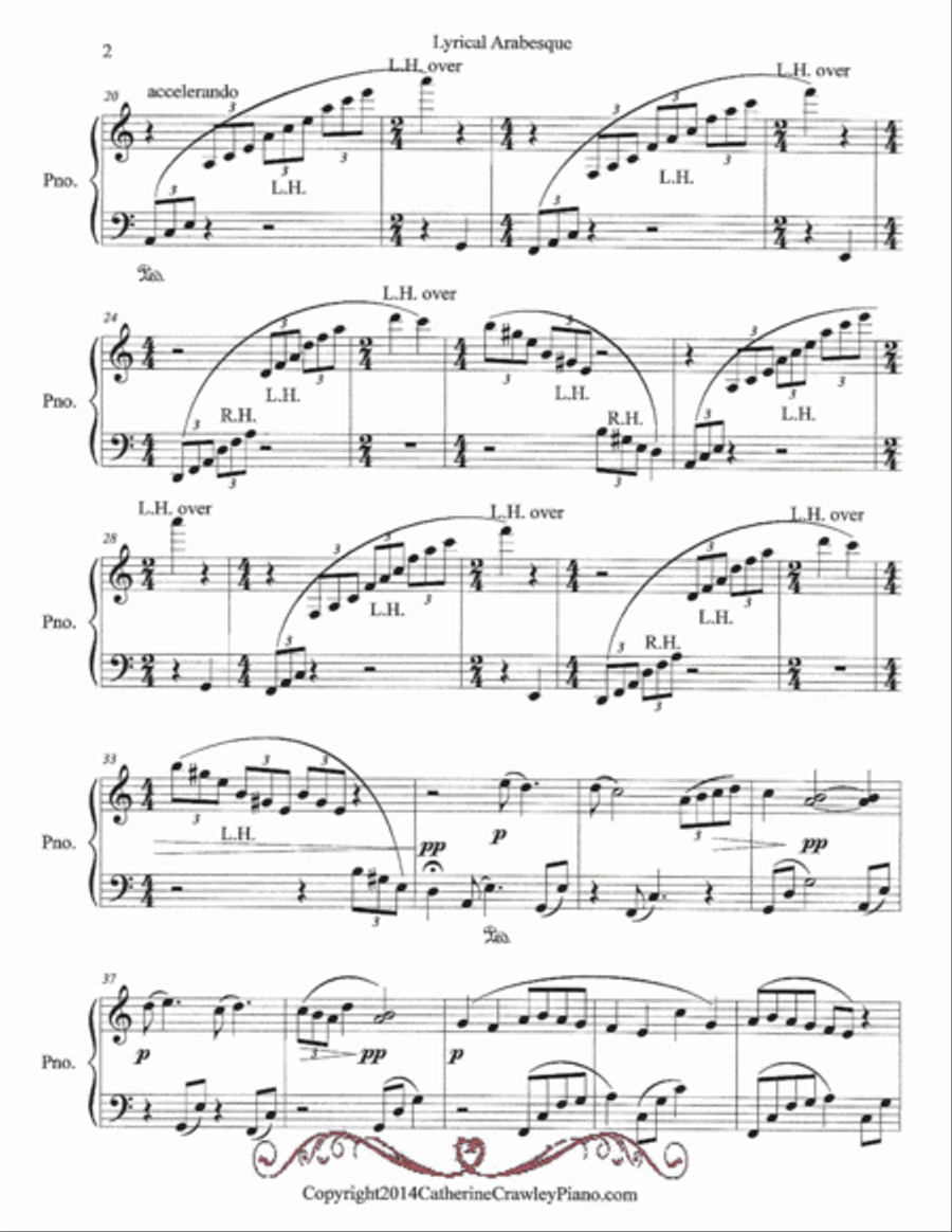Lyrical Arabesque Piano Method scores gallery preview page 2