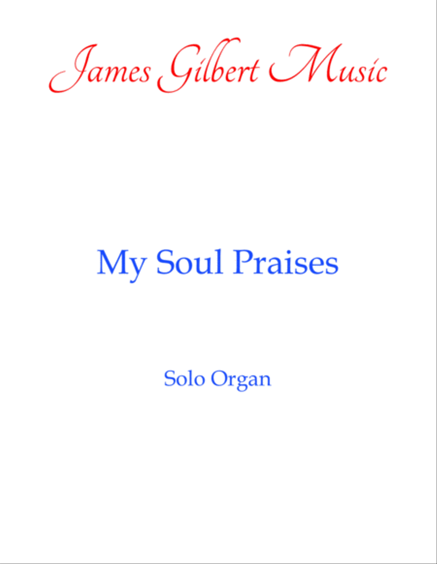 My Soul Praises Organ Solo scores gallery preview page 1