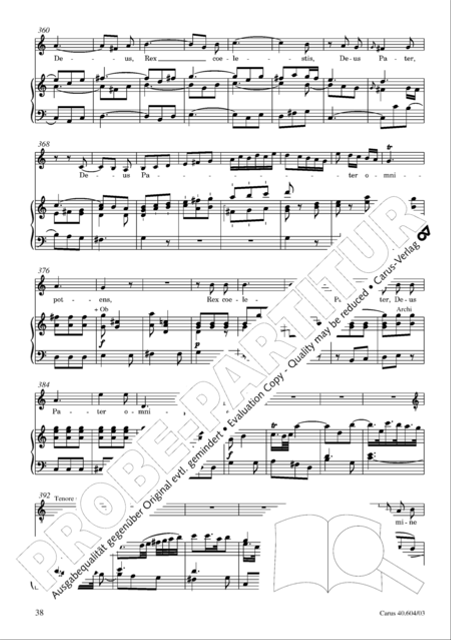 Grosse Mariazeller Messe in C 4-Part scores gallery preview page 47