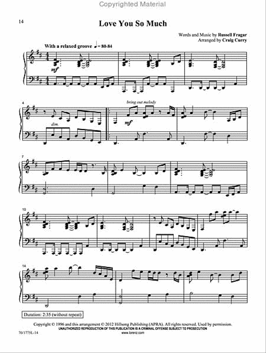 Shout To The Lord Shout To The Lord Piano Solo scores gallery preview page 5