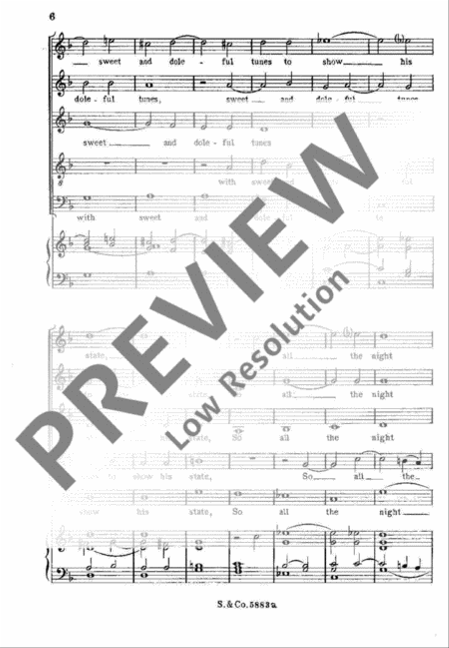 The Nightingale The Nightingale SSATB scores gallery preview page 7