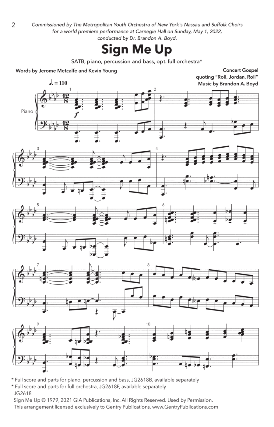 Sign Me Up 4-Part scores gallery preview page 1