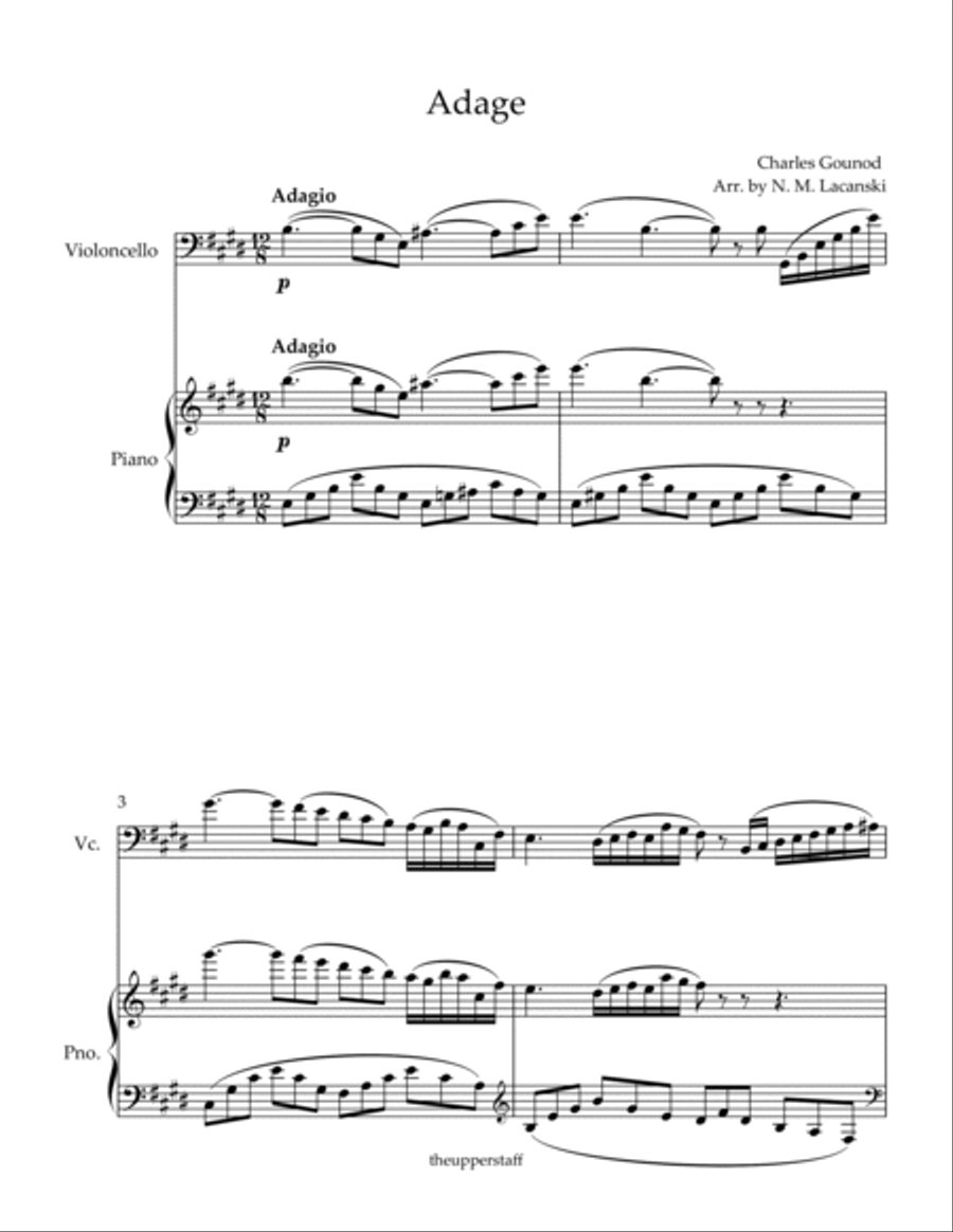 Adage Piano scores gallery preview page 2