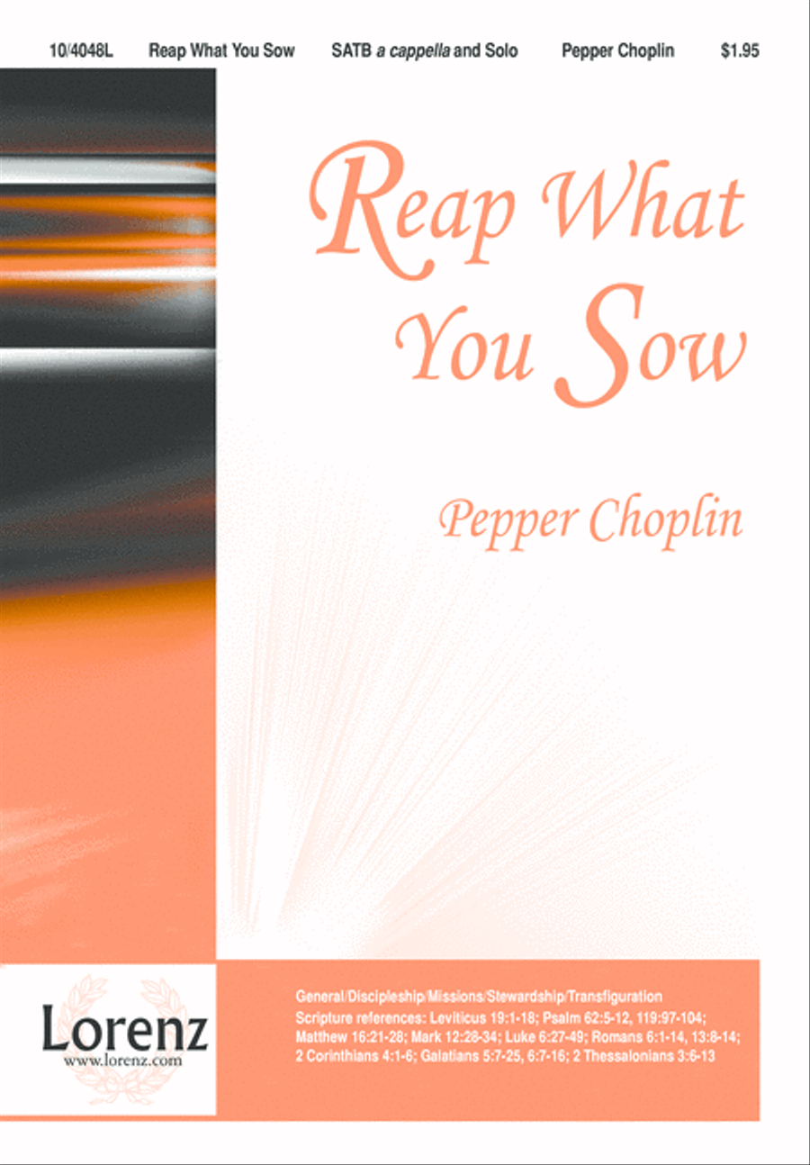 Reap What You Sow 4-Part scores gallery preview page 2
