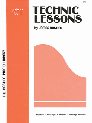 Book cover for Technic Lessons, Primer Level