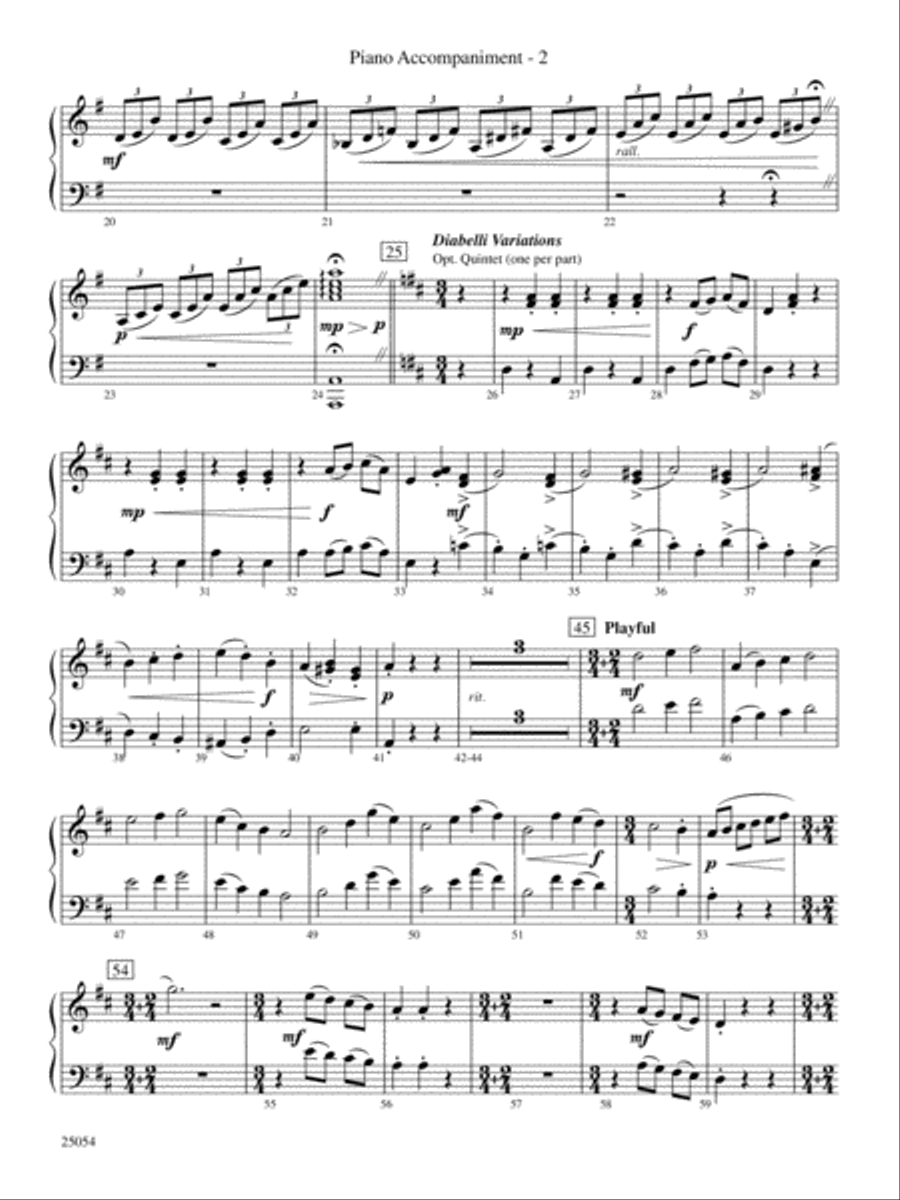Two Beethovian Sketches: Piano Accompaniment Orchestra scores gallery preview page 2