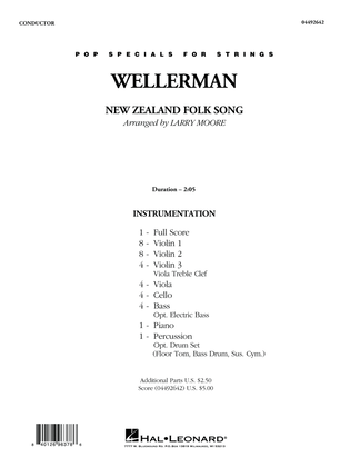 Book cover for Wellerman (arr. Larry Moore) - Conductor Score (Full Score)