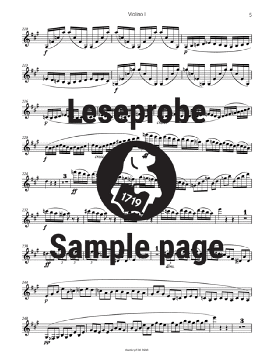 String Quintets Op. 18 MWV R 21, [Op. 87] MWV R 33 String Quintet scores gallery preview page 5