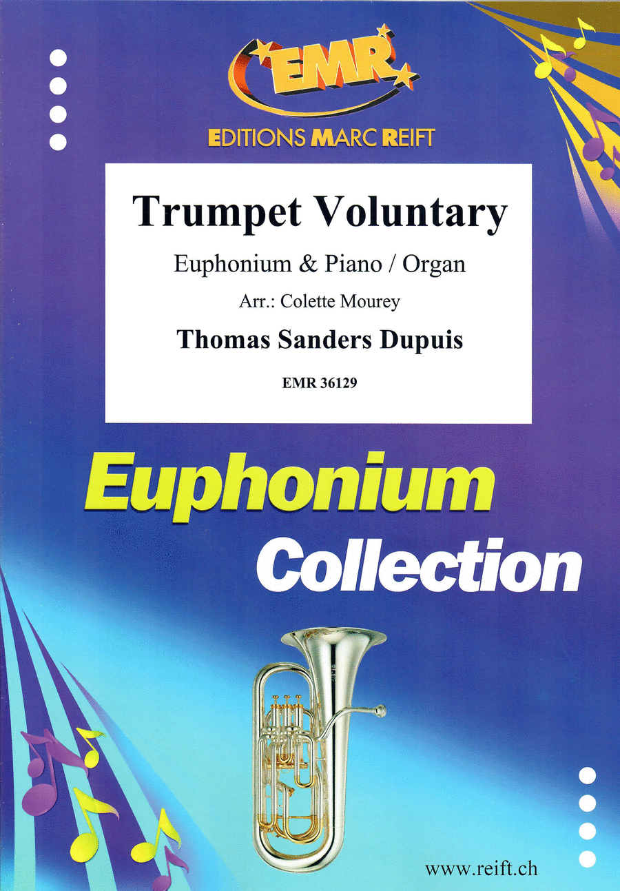 Trumpet Voluntary Euphonium scores gallery preview page 1